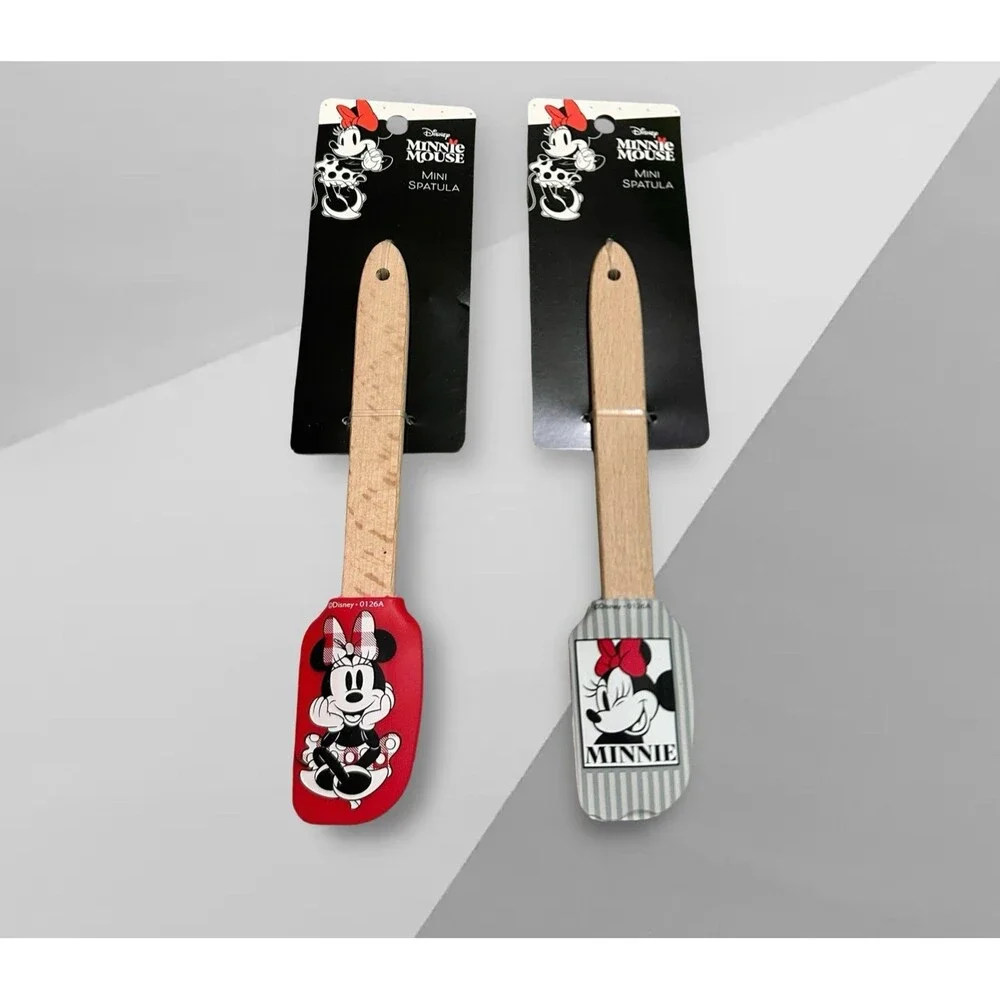 Disney Mickey & Minnie Mouse Silicone Spatula Set